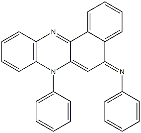 7-Phenyl-5-phenylimino-5,7-dihydrobenzo[a]phenazine Structure