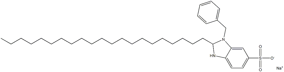 1-Benzyl-2,3-dihydro-2-henicosyl-1H-benzimidazole-6-sulfonic acid sodium salt Structure