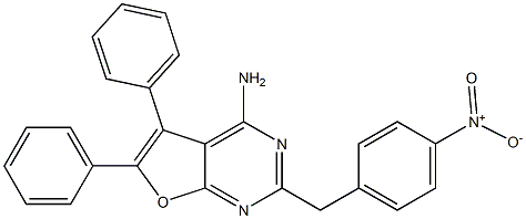 4-Amino-2-(4-nitrobenzyl)-5,6-diphenylfuro[2,3-d]pyrimidine|