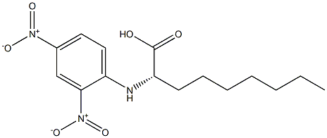[S,(-)]-2-(2,4-Dinitroanilino)nonanoic acid Structure