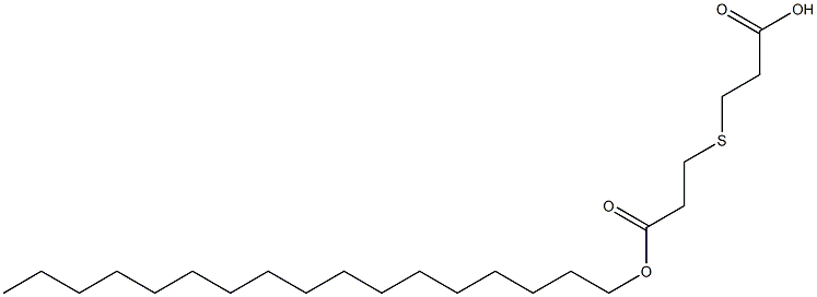 3,3'-チオジプロパン酸ジヘプタデシル 化学構造式