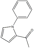 1-Phenyl-2-acetyl-1H-pyrrole,,结构式