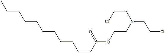  Lauric acid 2-[bis(2-chloroethyl)amino]ethyl ester