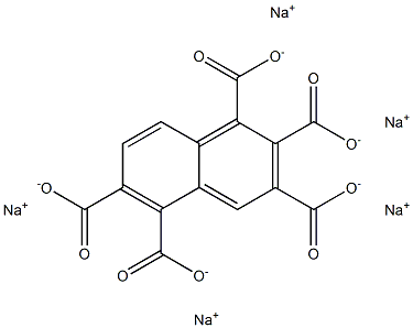 1,2,3,5,6-Naphthalenepentacarboxylic acid pentasodium salt Structure