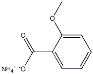 2-Methoxybenzoic acid ammonium salt Structure