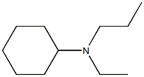 N-Ethyl-N-propylcyclohexylamine 结构式