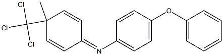 1-(4-Phenoxyphenyl)imino-4-methyl-4-trichloromethyl-2,5-cyclohexadiene Structure