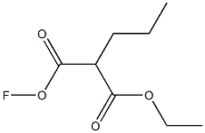  Hypofluorous acid 2-ethoxycarbonylpentanoyl ester