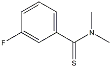 N,N-Dimethyl-3-fluorobenzenecarbothioamide,,结构式