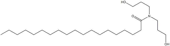 N,N-Bis(3-hydroxypropyl)nonadecanamide Structure