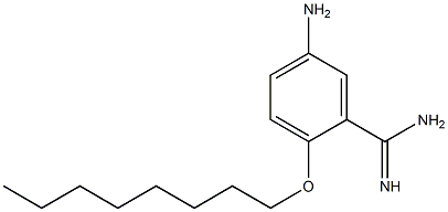 5-Amino-2-(octyloxy)benzamidine Structure