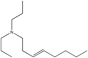 N,N-Dipropyl-3-octen-1-amine Struktur