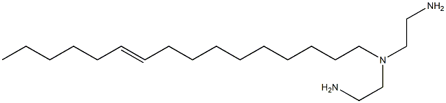 2,2'-(10-Hexadecenylimino)bis(ethanamine) 结构式