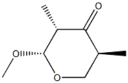 (2S,3S,5S)-2-Methoxy-3,5-dimethyl-2,3,5,6-tetrahydro-4H-pyran-4-one