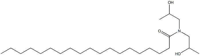 N,N-Bis(2-hydroxypropyl)nonadecanamide Structure