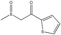 2-[(Methylsulfinyl)acetyl]thiophene Struktur