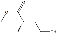 (S)-4-Hydroxy-2-methylbutyric acid methyl ester Structure