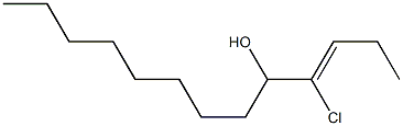 4-Chloro-3-tridecen-5-ol Structure