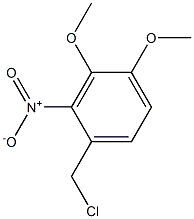 1-Chloromethyl-3,4-dimethoxy-2-nitrobenzene Structure
