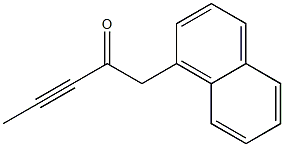 1-(1-Naphthalenyl)-3-pentyn-2-one Structure