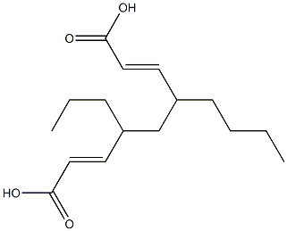 Diacrylic acid 1-butyl-3-propyl-1,3-propanediyl ester,,结构式