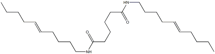 N,N'-ジ(5-デセニル)アジポアミド 化学構造式