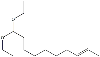 8-デセナールジエチルアセタール 化学構造式