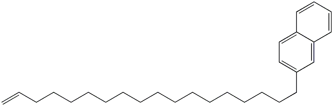 2-(17-オクタデセニル)ナフタレン 化学構造式