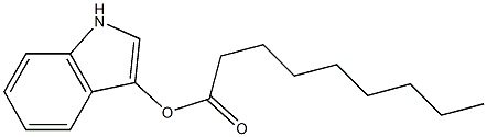 Nonanoic acid 1H-indol-3-yl ester