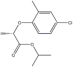(S)-2-(4-Chloro-2-methylphenoxy)propanoic acid 1-methylethyl ester,,结构式