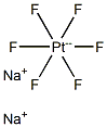 Sodium hexafluoroplatinate(IV),,结构式