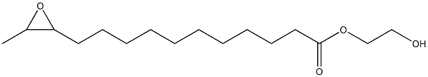 12,13-Epoxymyristic acid 2-hydroxyethyl ester Structure