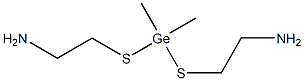2,2'-[(Dimethylgermylene)bisthio]bis(ethanamine),,结构式