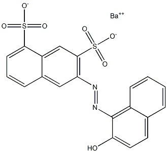 2-[(2-Hydroxy-1-naphtyl)azo]-3,5-naphthalenedisulfonic acid barium salt