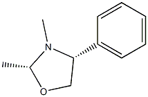 (2R,4R)-2,3-Dimethyl-4-phenyloxazolidine Structure