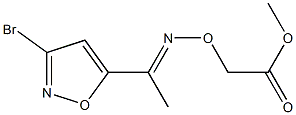 [[(E)-1-(3-Bromoisoxazol-5-yl)ethylidene]aminooxy]acetic acid methyl ester