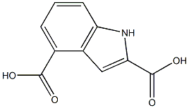 1H-Indole-2,4-dicarboxylic acid Struktur