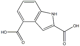 1H-Indole-2,4-dicarboxylic acid Structure