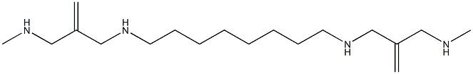 N,N''-(1,8-Octanediyl)bis(2-methylene-N'-methylpropane-1,3-diamine) 结构式