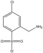 2-Aminomethyl-4-chlorobenzenesulfonate,,结构式