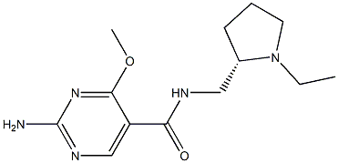  (-)-2-Amino-N-[[(2S)-1-ethyl-2-pyrrolidinyl]methyl]-4-methoxy-5-pyrimidinecarboxamide