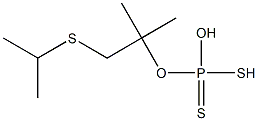 Dimethyl(isopropylthioethyl) dithiophosphate,,结构式