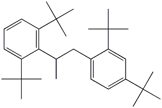 1-(2,4-Di-tert-butylphenyl)-2-(2,6-di-tert-butylphenyl)propane Structure