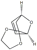 (1S,4S)-7-Oxaspiro[bicyclo[2.2.1]hepta-5-ene-2,2'-[1,3]dioxolane] Structure