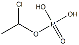Phosphoric acid dihydrogen 1-chloroethyl ester,,结构式