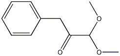 1,1-Dimethoxy-3-phenyl-2-propanone,,结构式