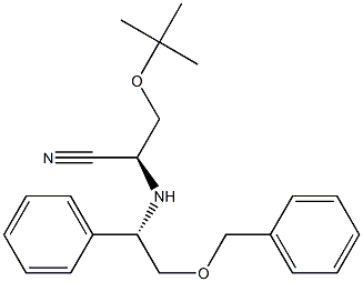 (S)-3-(tert-Butyloxy)-2-[[(S)-2-(benzyloxy)-1-phenylethyl]amino]propanenitrile