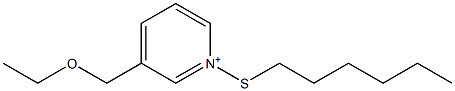  3-(Ethoxymethyl)-1-(hexylthio)pyridinium