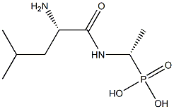 [(1S)-1-(L-Leucylamino)ethyl]phosphonic acid Struktur