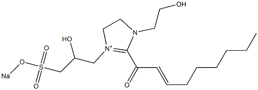 1-(2-Hydroxyethyl)-3-[2-hydroxy-3-(sodiooxysulfonyl)propyl]-2-(2-nonenoyl)-2-imidazoline-3-ium